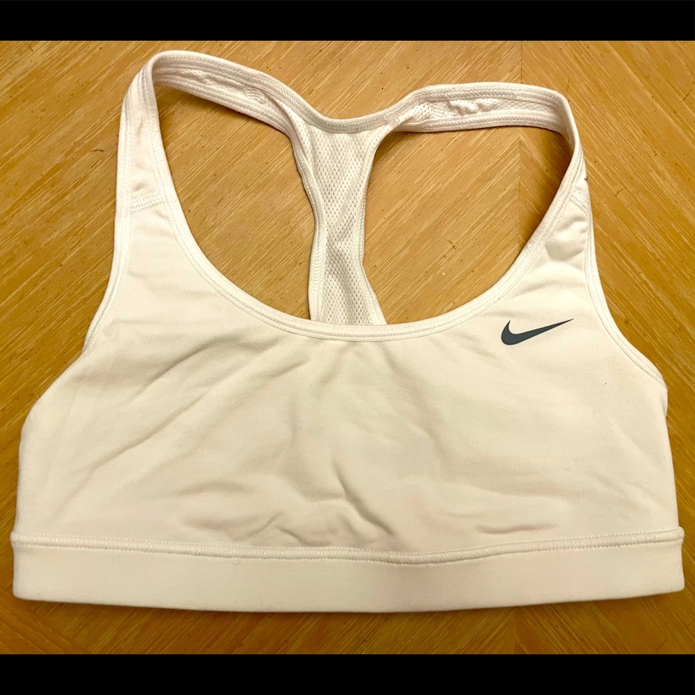 White Nike dri-fit reversible women’s sports bra